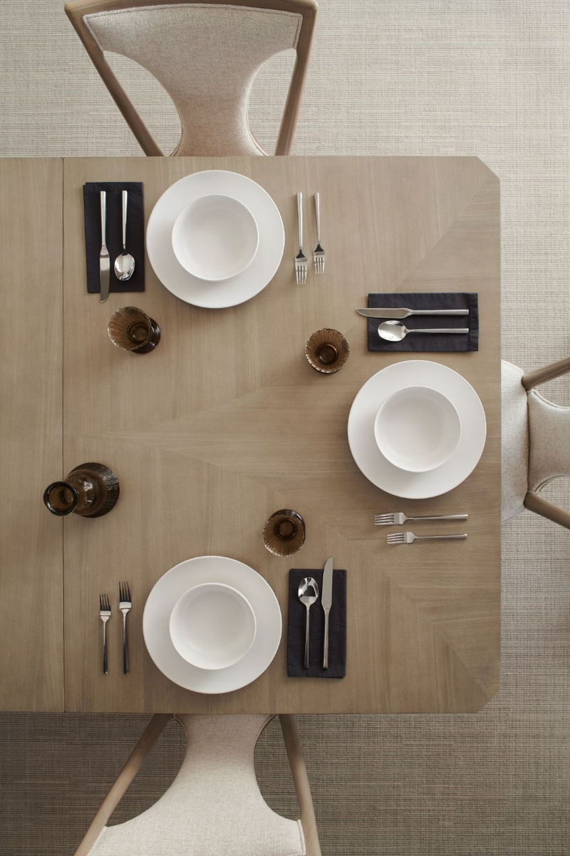 Table de salle à manger extensible en bois japonais | Caracole Accommodate | Meubleluxe.fr