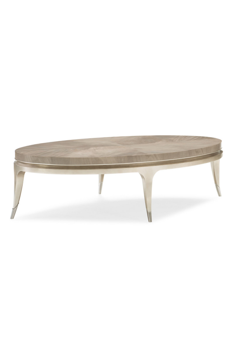 Table basse en bois d'acajou | Caracole Front | Meubleluxe.fr