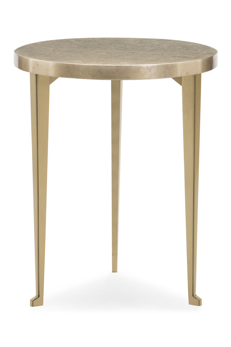 Table d'appoint en bois d'érable argenté | Caracole Bunch | Meubleluxe.fr