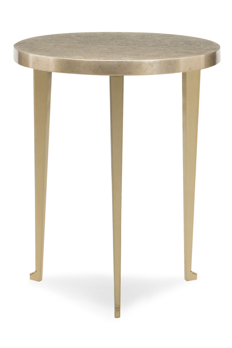 Table d'appoint en bois d'érable argenté | Caracole Bunch | Meubleluxe.fr