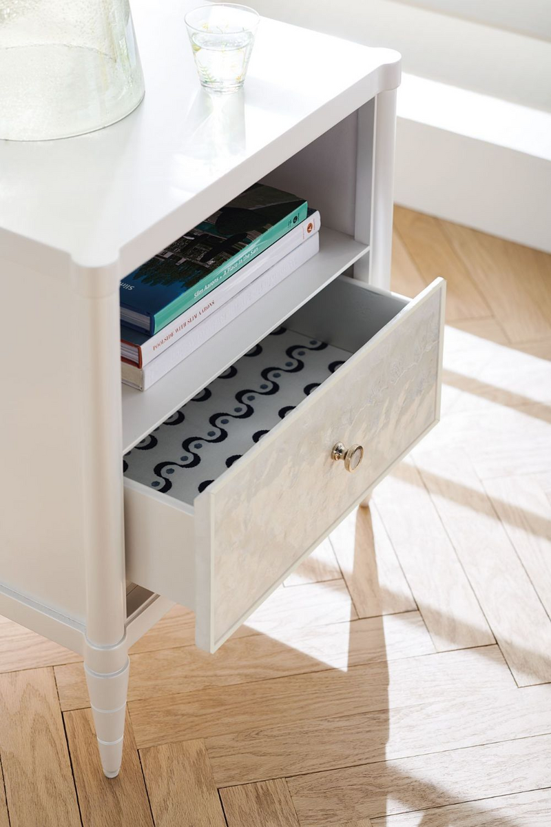 Table de chevet carrée en bois d'érable | Caracole Cap | Meubleluxe.fr