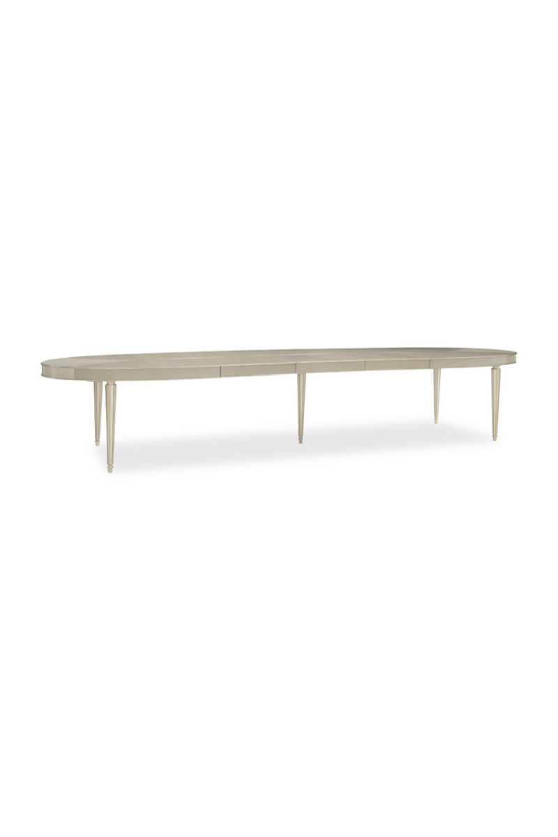 Table de salle à manger extensible en érable blanchi | Caracole Source | Meubleluxe.fr