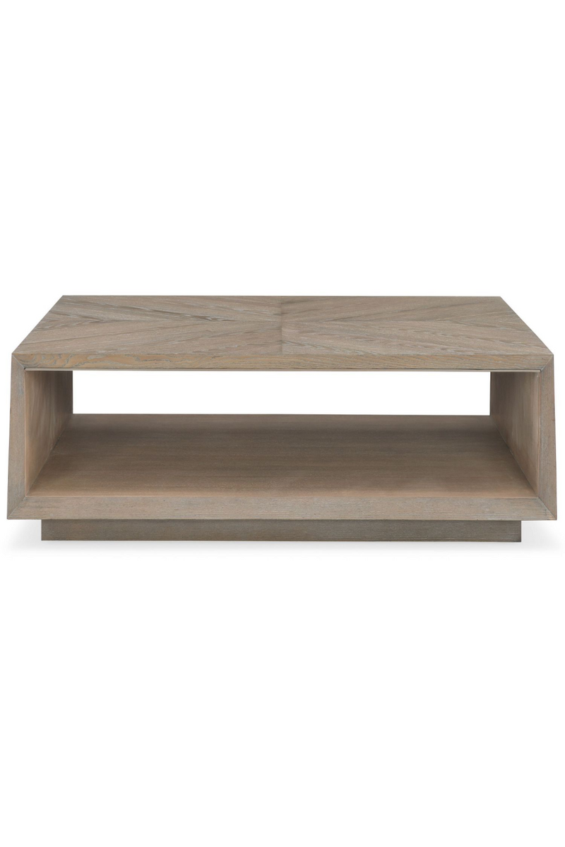 Table basse en bois de frêne | Caracole Boxcar | Meubleluxe.fr