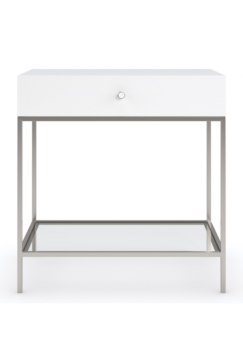 Table d'appoint en bois blanc | Caracole Tiny Tot | Meubleluxe.fr