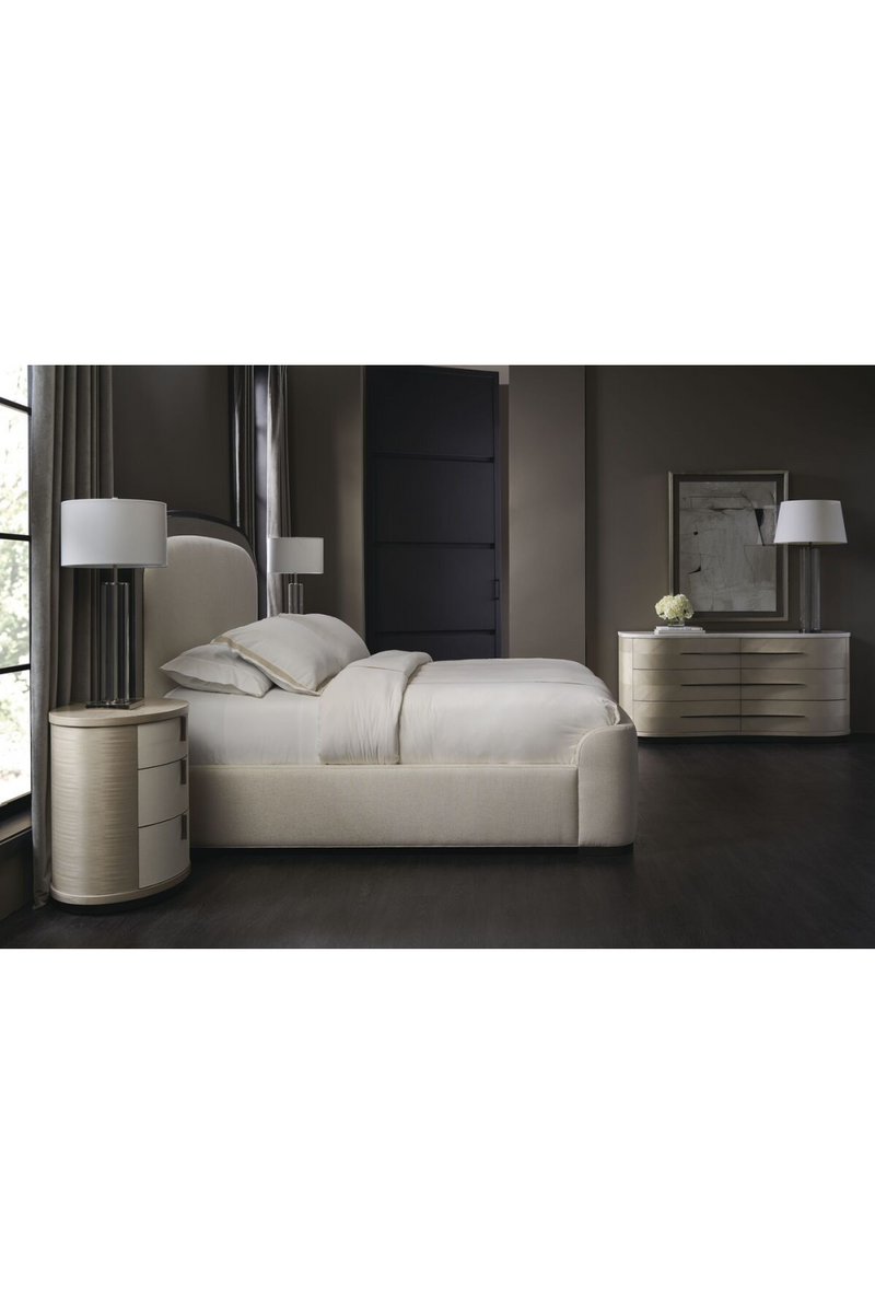 Commode en bois et marbre blanc | Caracole Roam | Meubleluxe.fr
