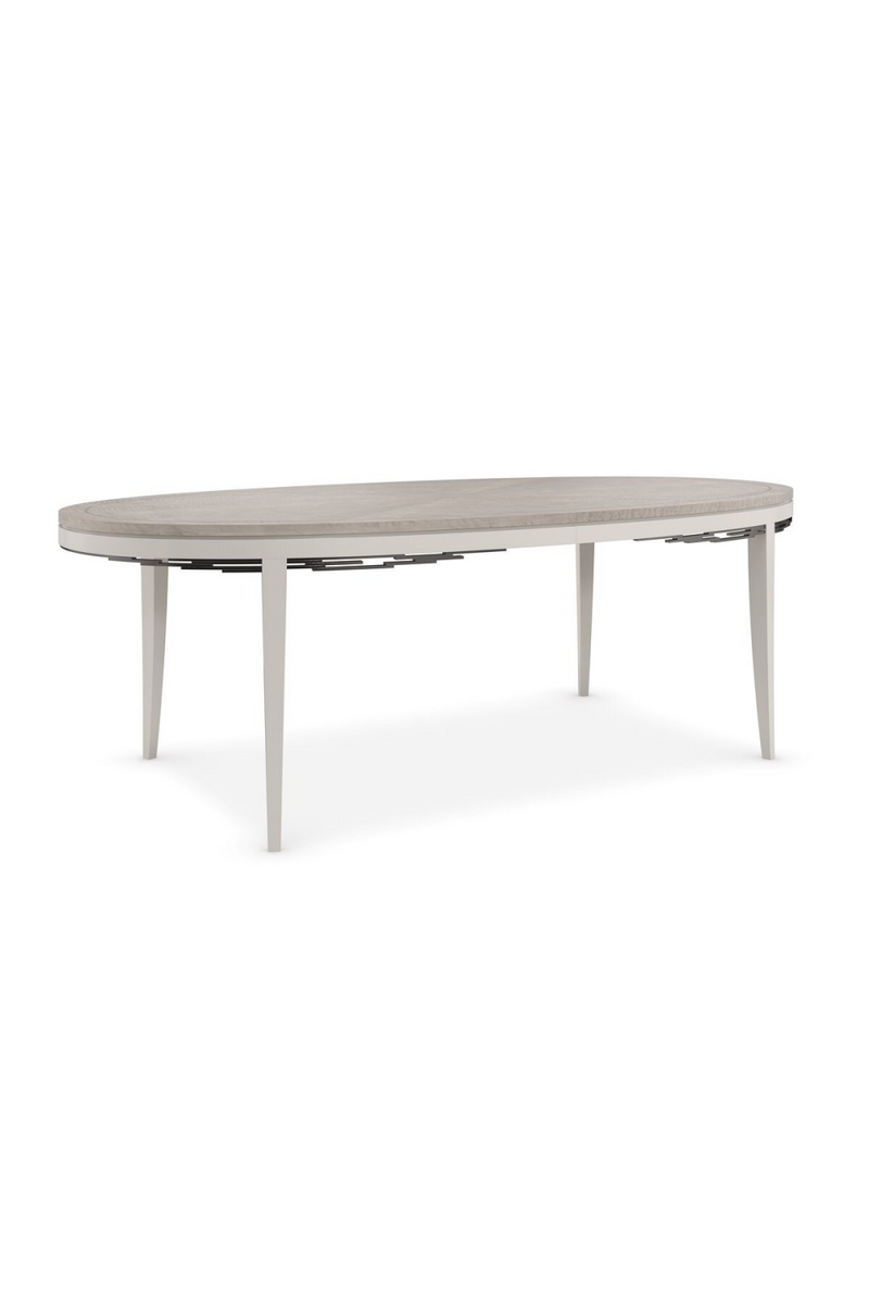 Table de salle à manger ovale en bois extensible | Caracole Coronet | Meubleluxe.fr