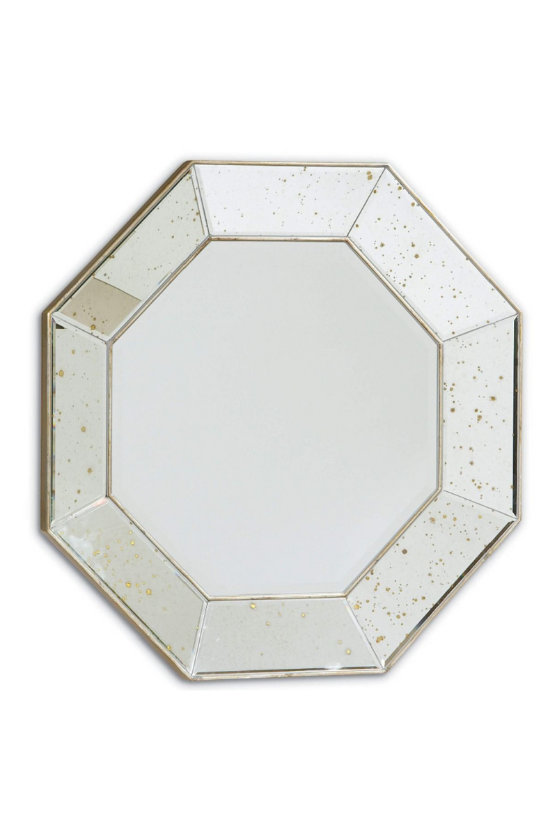 Miroir octogonal antique en verre | Caracole Looking | Meubleluxe.fr