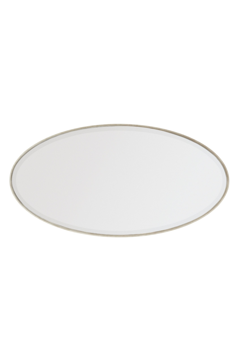 Miroir oval en bronze fumé | Caracole Streamline | Meubleluxe.fr