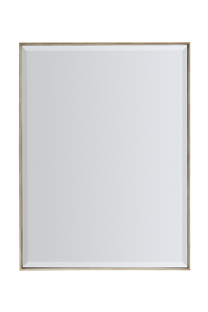 Miroir rectangulaire en laiton | Caracole ReMix | Meubleluxe.fr