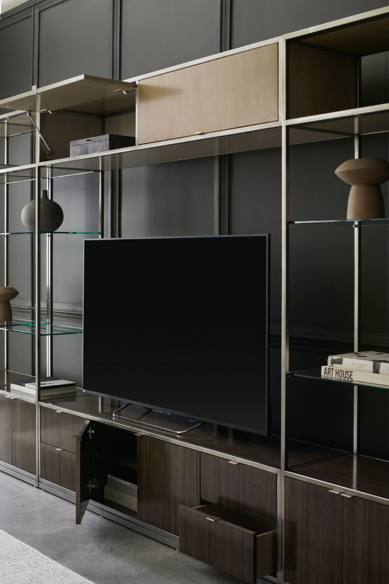 Meuble TV personnalisable en bois (étagère) | Caracole La Moda | Meubleluxe.fr