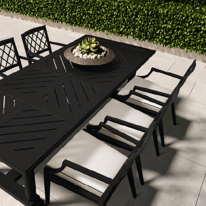 Chaise de table laquée noir | Eichholtz Paladium | Meuble Luxe Moderne