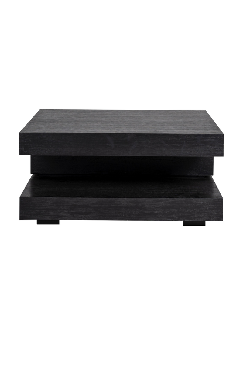 Table basse carré en chêne noir | Richmond Oakura | Meubleluxe.fr
