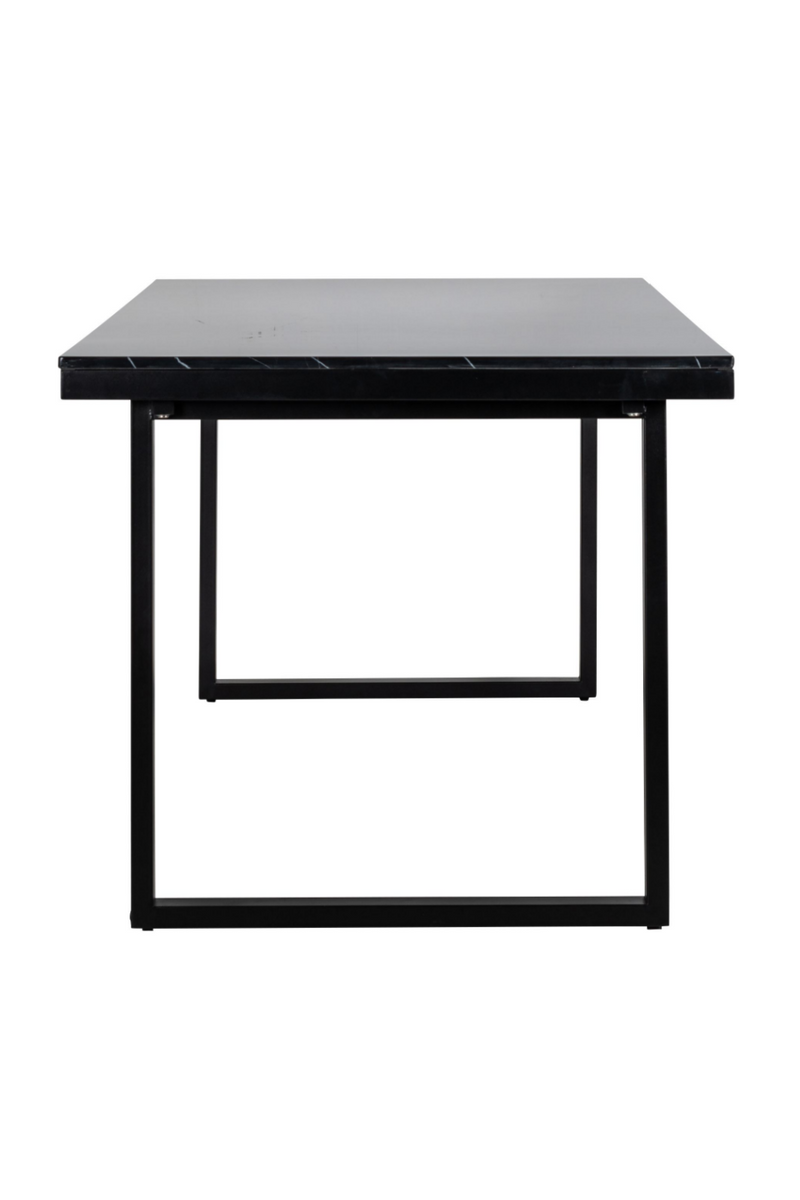 Black Marble Dining Table M | OROA Beaumont | Meubleluxe.fr