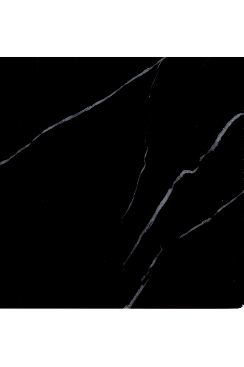Black Marble Dining Table L | OROA Beaumont | Meubleluxe.fr
