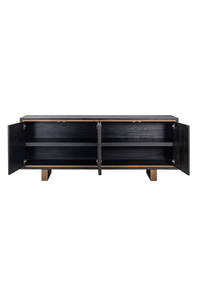 Buffet d'appoint en chêne noir doré | Richmond Hunter | Meubleluxe.fr