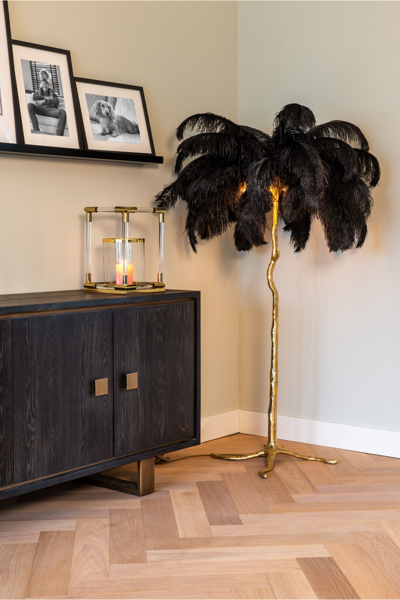 Buffet d'appoint en chêne noir doré | Richmond Hunter | Meubleluxe.fr