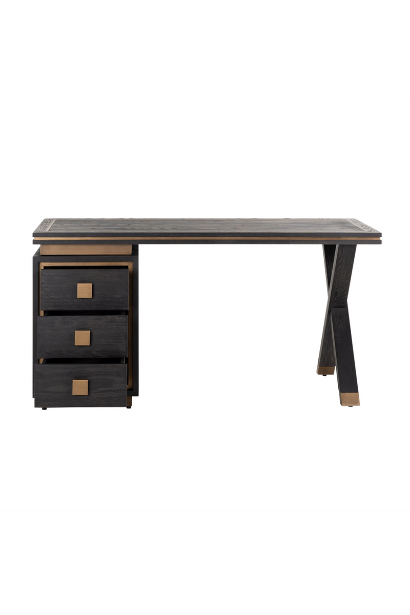 Bureau en bois avec 3 tiroirs | Richmond Hunter | Meubleluxe.fr