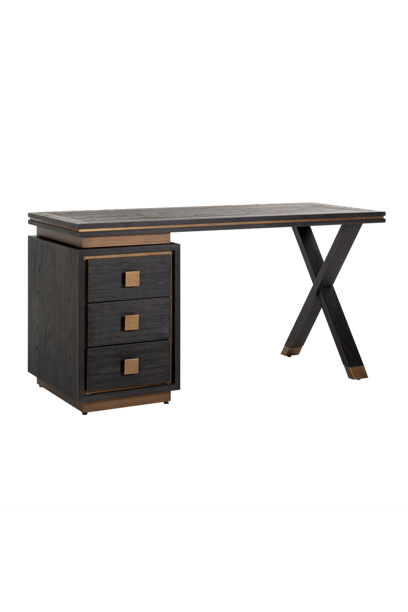 Bureau en bois avec 3 tiroirs | Richmond Hunter | Meubleluxe.fr