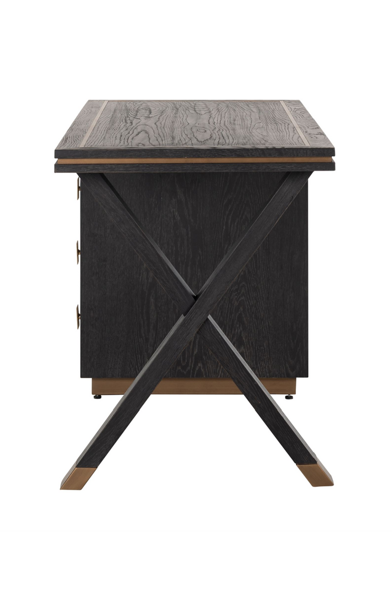 Bureau en bois avec 3 tiroirs | Richmond Hunter | Meubleluxe.fr