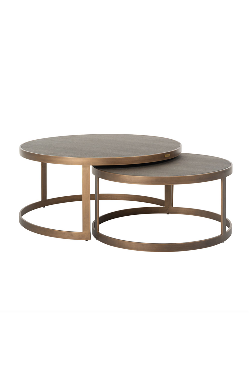 Tables basses rondes gigognes (2) | Richmond Bloomingville | Meubleluxe.fr