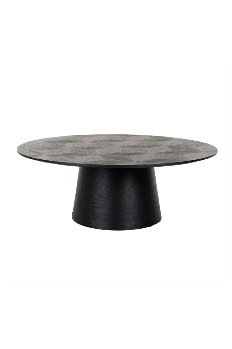 Table basse à pied en chêne noir | Richmond Blax | Meubleluxe.fr