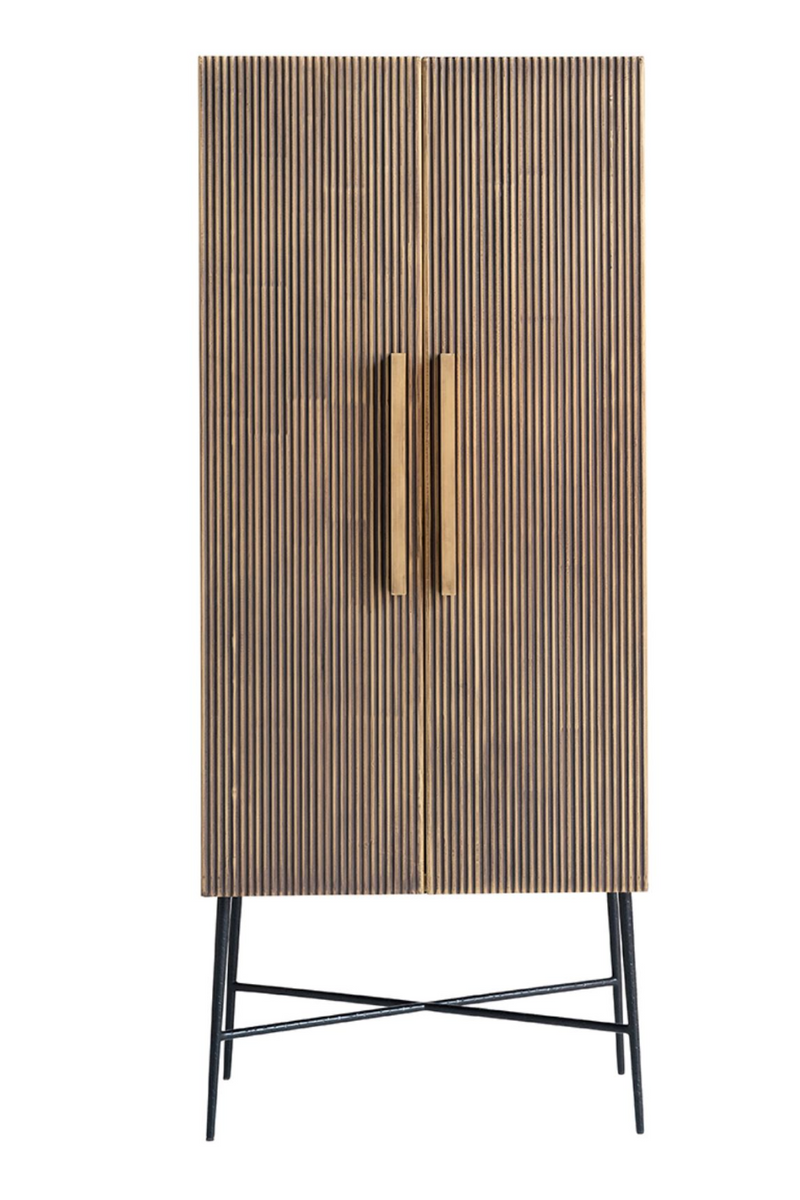 Armoire moderne en bois à 2 portes | Richmond Ironville | Meubleluxe.fr