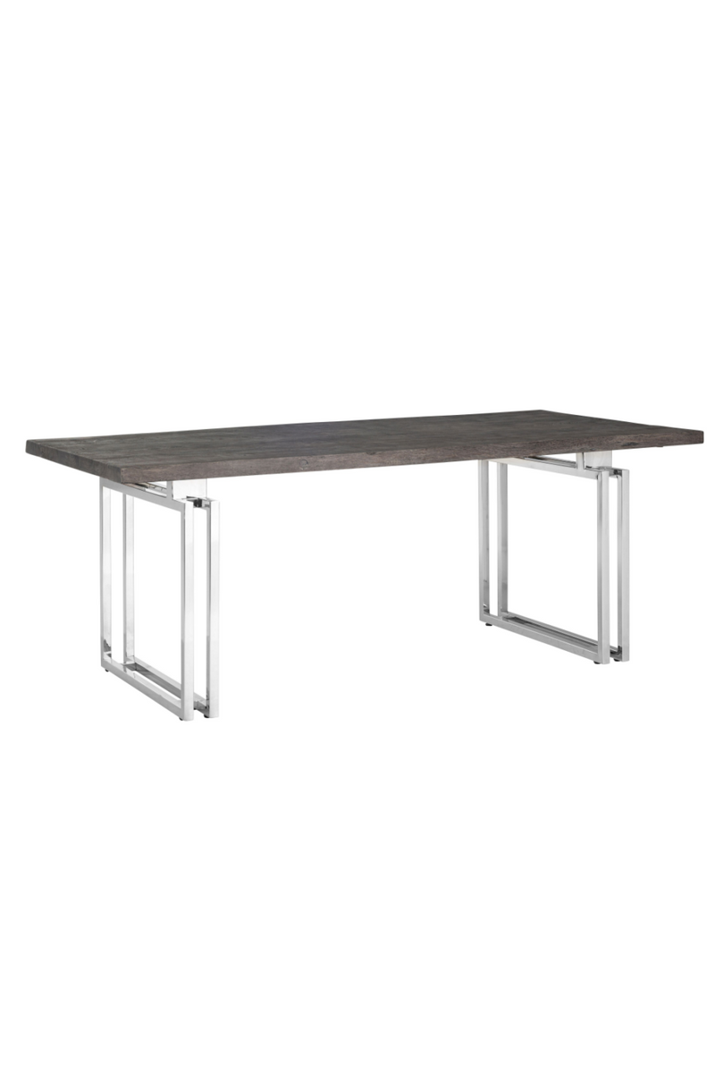 Geometrical Base Acacia Dining Table L | OROA Tuxedo | Meubleluxe.fr