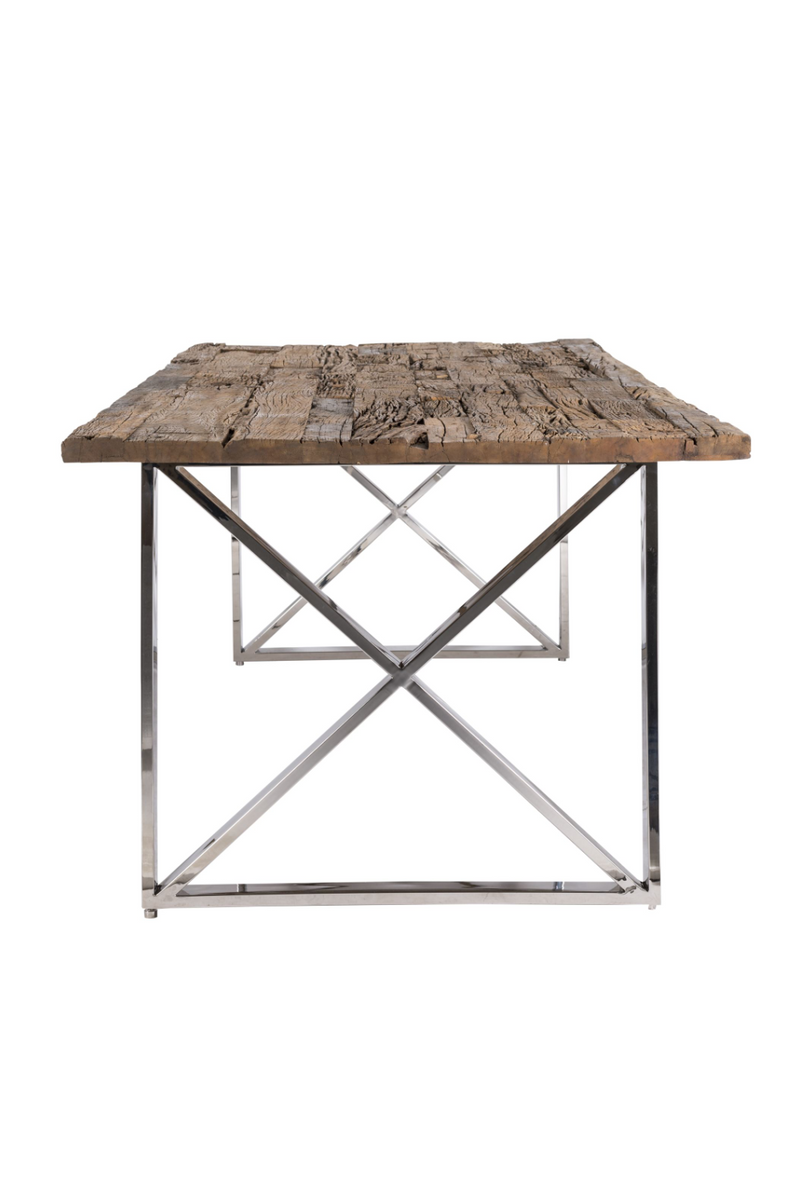 Rustic Wood Dining Table | OROA Kensington | Meubleluxe.fr