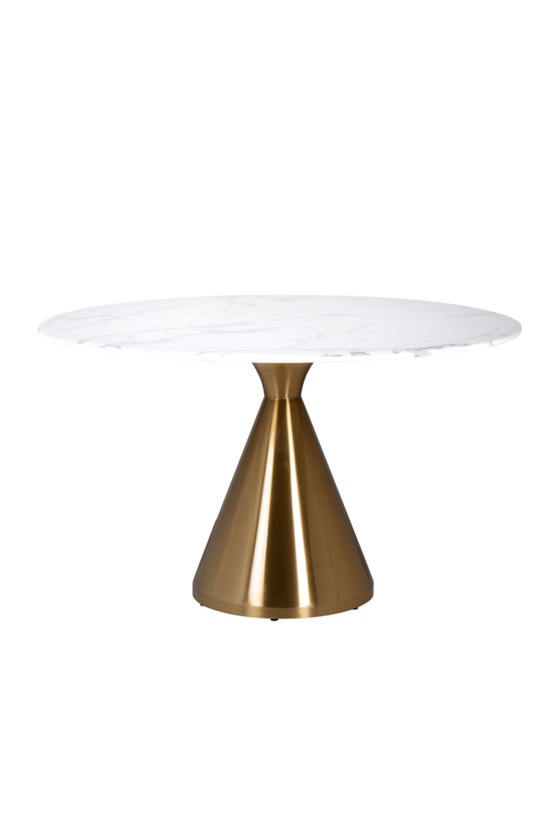 Table de salle à manger en marbre | Richmond Tenille | Meubleluxe.fr