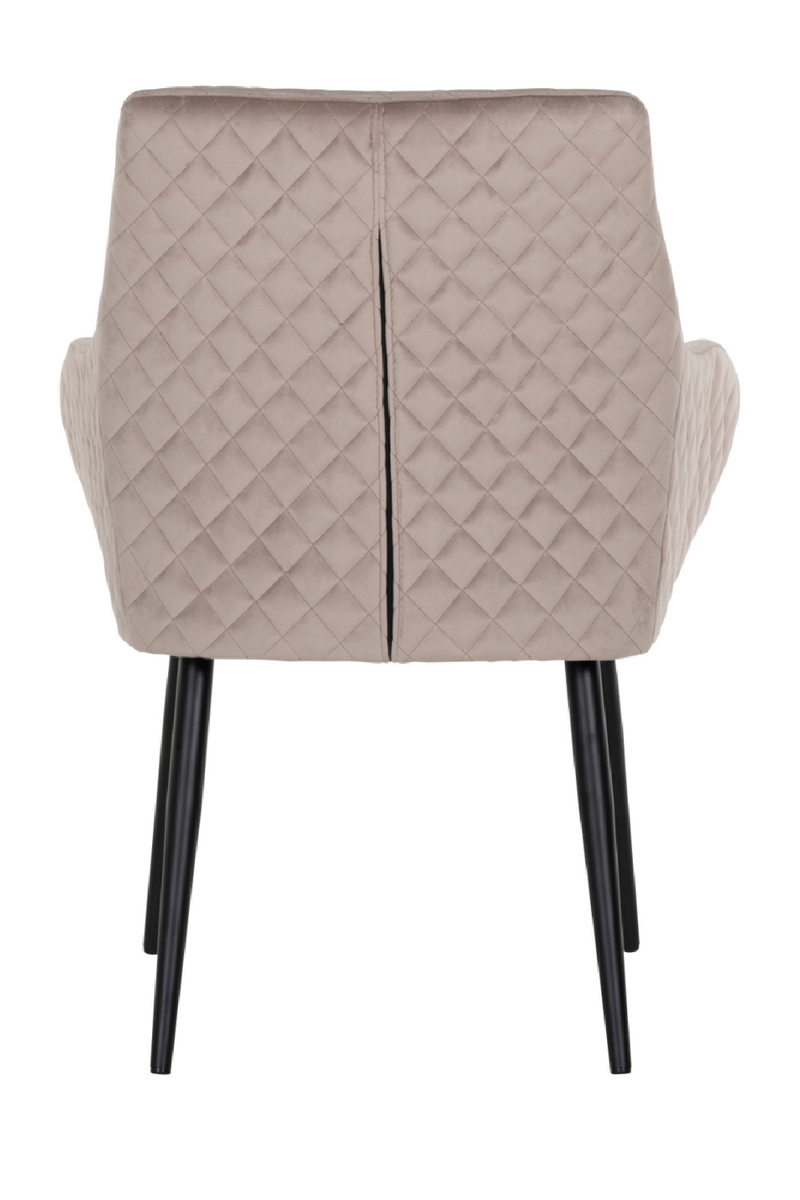 Fauteuil Classique en Velours Khaki | Richmond Chrissy | Meubleluxe.fr