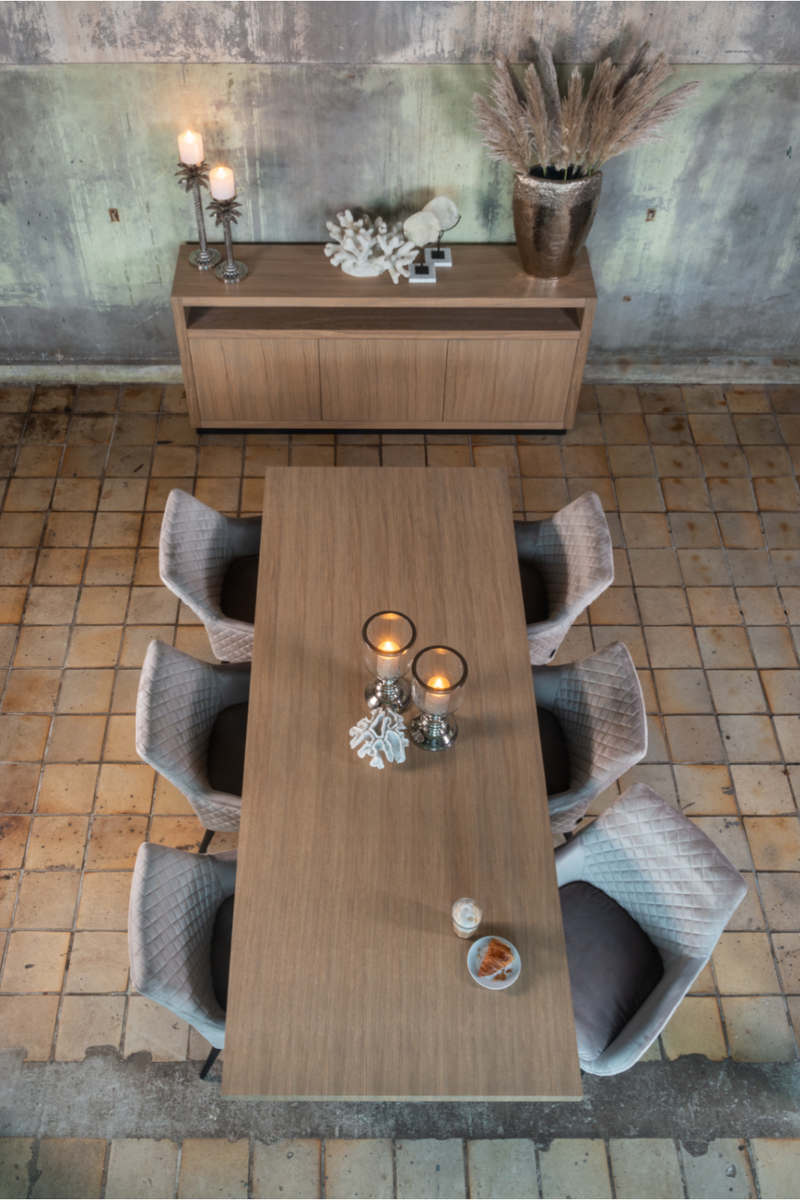 Chaise de salle à manger en velours | Richmond Chrissy | Meubleluxe.fr