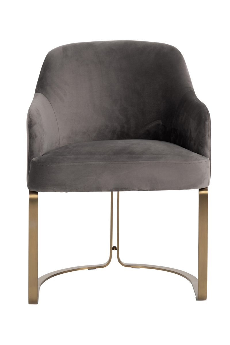 Fauteuil moderne Stone Velvet | Richmond Hadley | Meubleluxe.fr