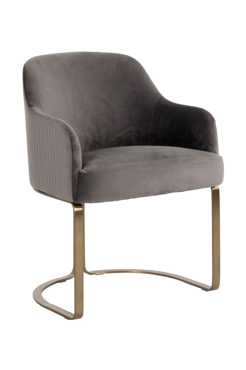 Fauteuil moderne Stone Velvet | Richmond Hadley | Meubleluxe.fr