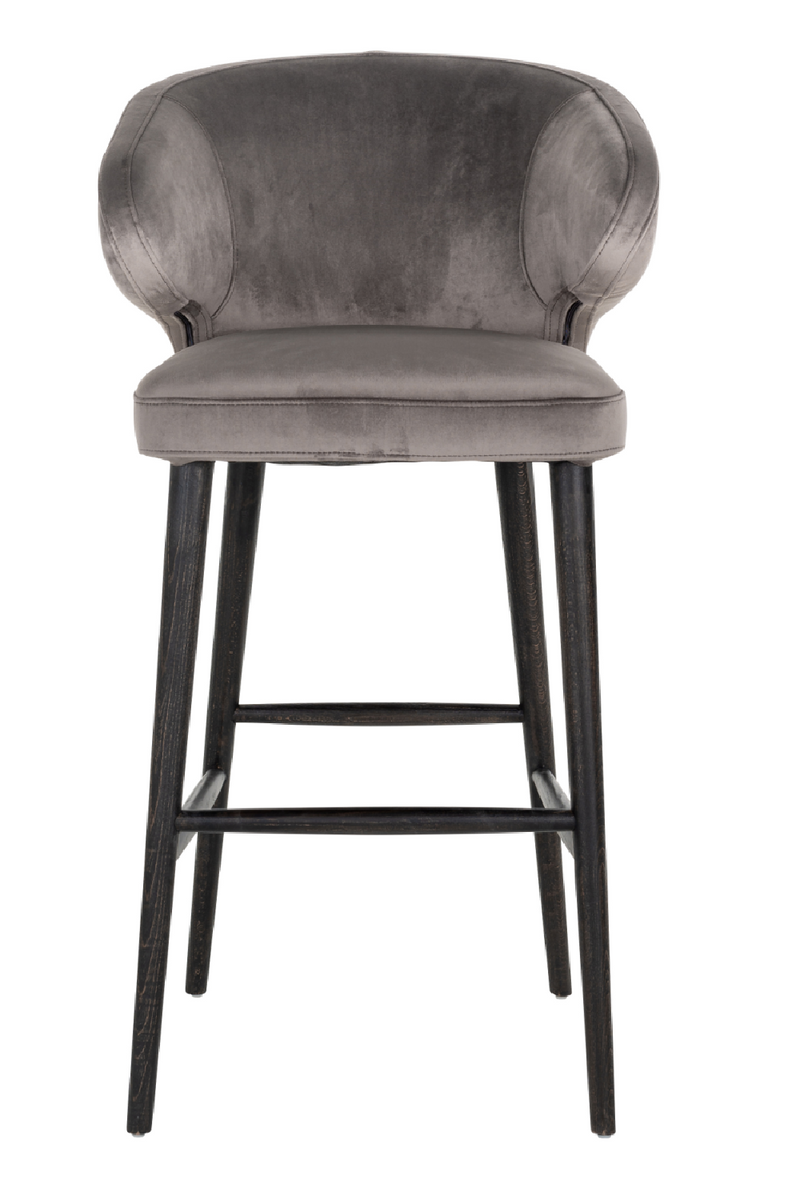 Stone Velvet Bar Stool | OROA Indigo | OROA.com