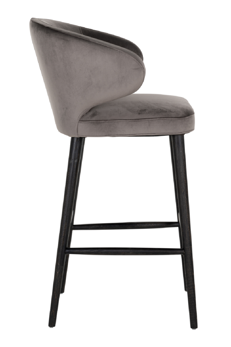 Stone Velvet Bar Stool | OROA Indigo | OROA.com