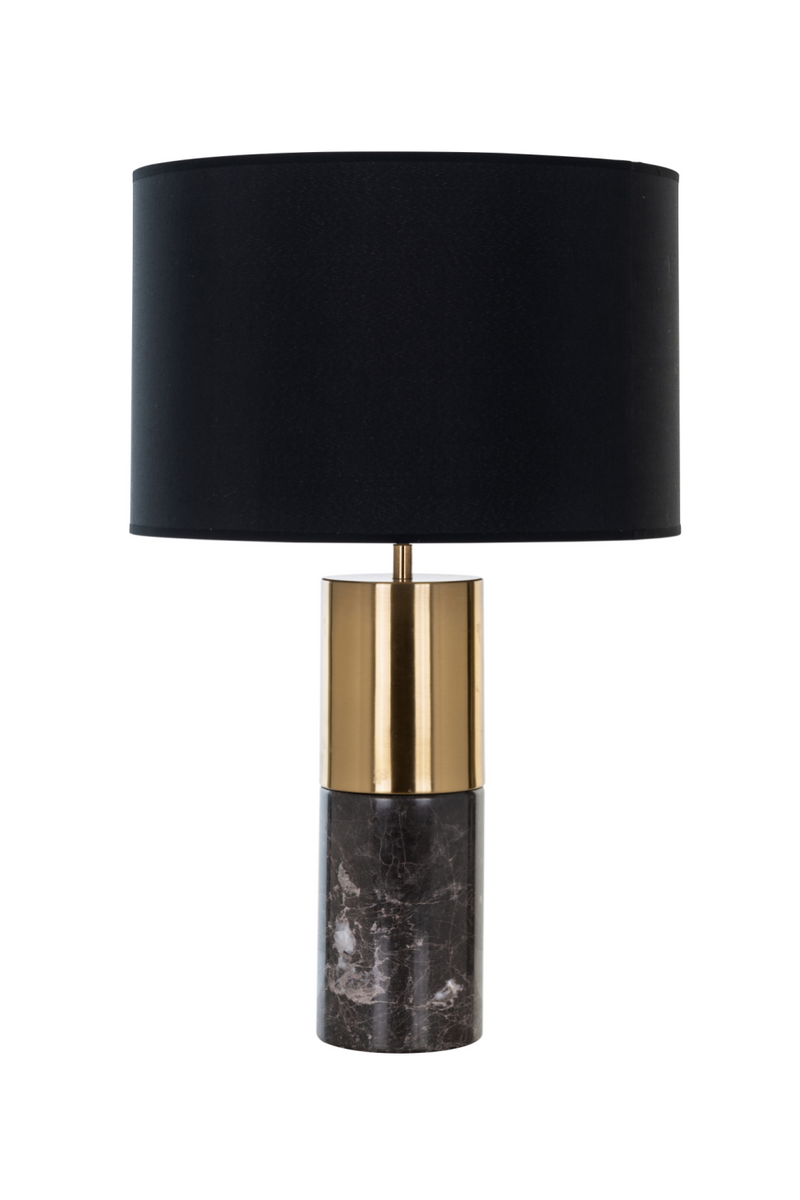 Lampe de table à abat-jour noir | Richmond Nyo | Meubleluxe.fr