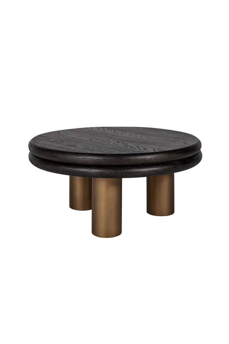 Table basse tripode en métal | Richmond Macaron | Meubleluxe.fr