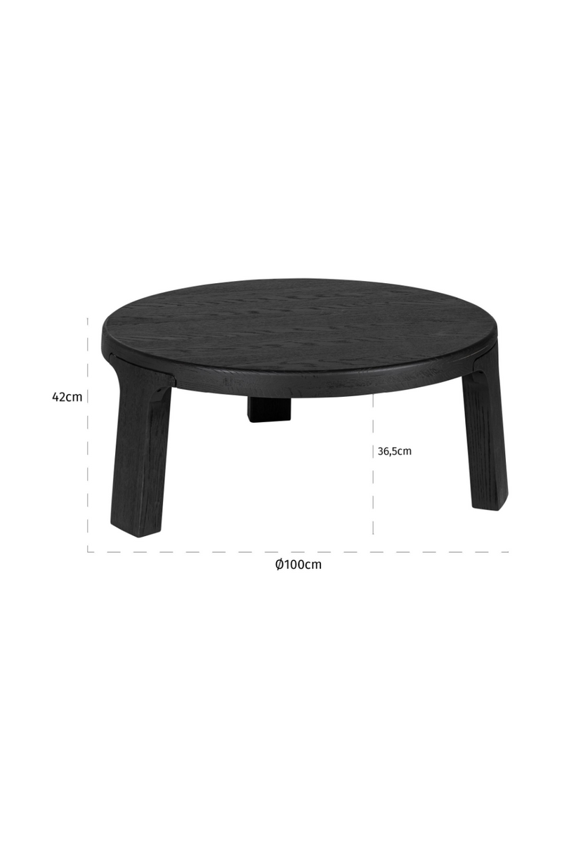 Minimalist Black Coffee Table | OROA Baccarat | Meubleluxe.fr