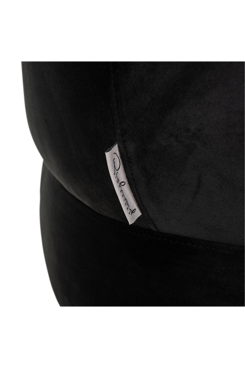 Fauteuil en tissu noir Boho | Richmond Venus | Meubleluxe.fr