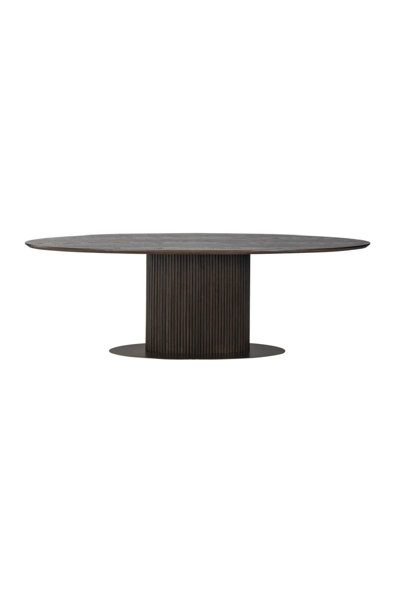 Table de salle à manger ovale en chêne | Richmond Interiors | Meubleluxe.fr